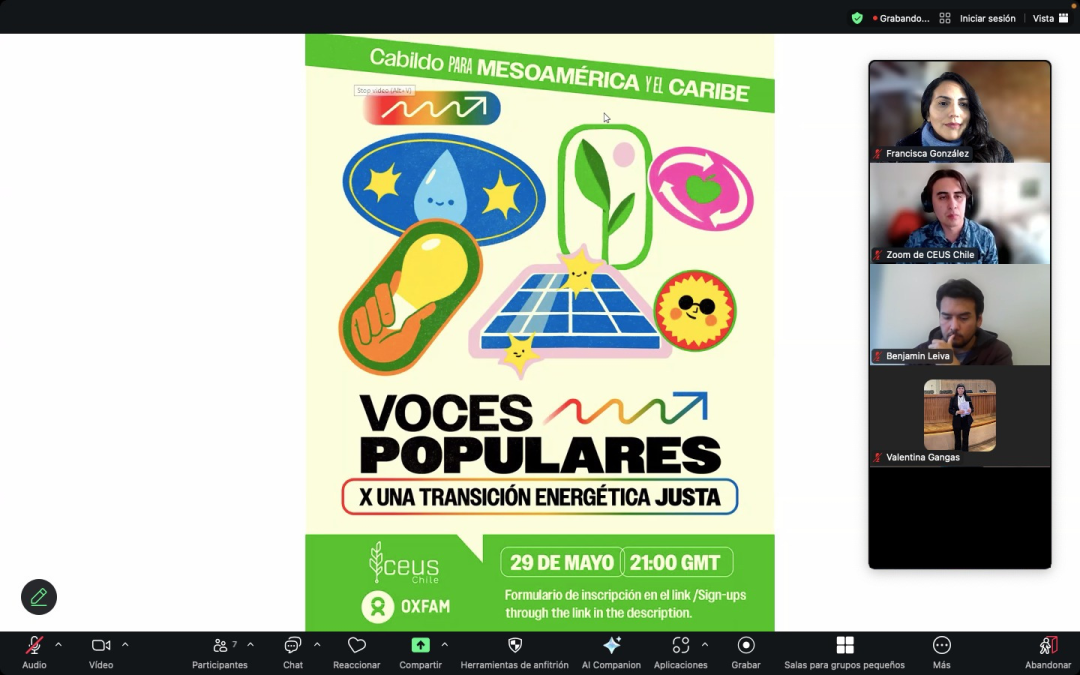 Cabildo sobre Transición Energética Justa se realizó para Mesoamérica y el Caribe