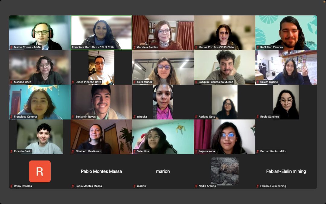 CEUS Chile reunió a jóvenes de Chile para dialogar sobre Soluciones Basadas en la Naturaleza